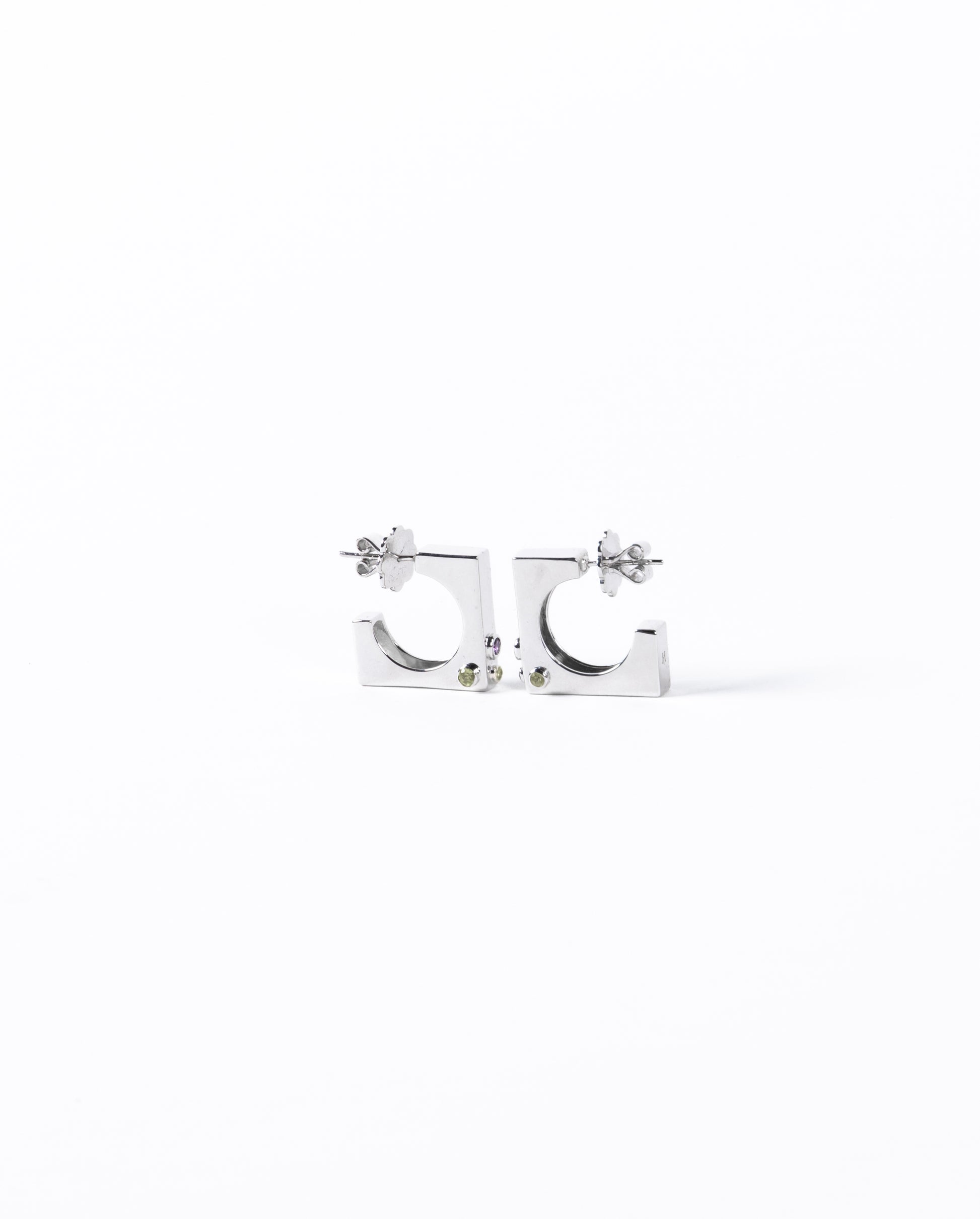 Edge Hoops with Gems