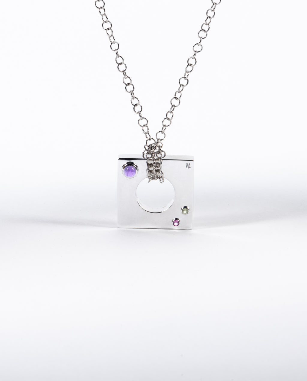 Edge Pendant Loopless with Gems