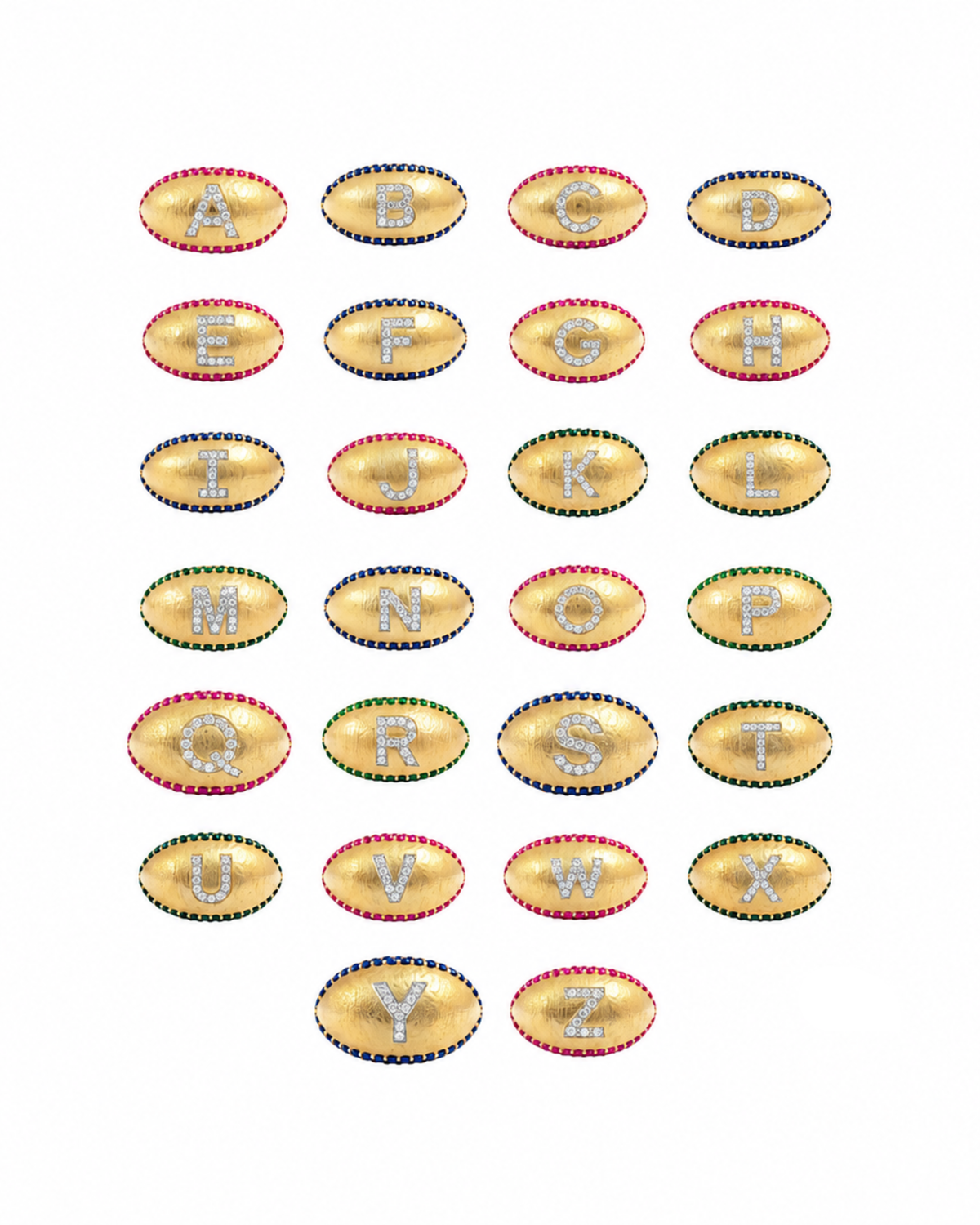 Eclipse Letter Ring