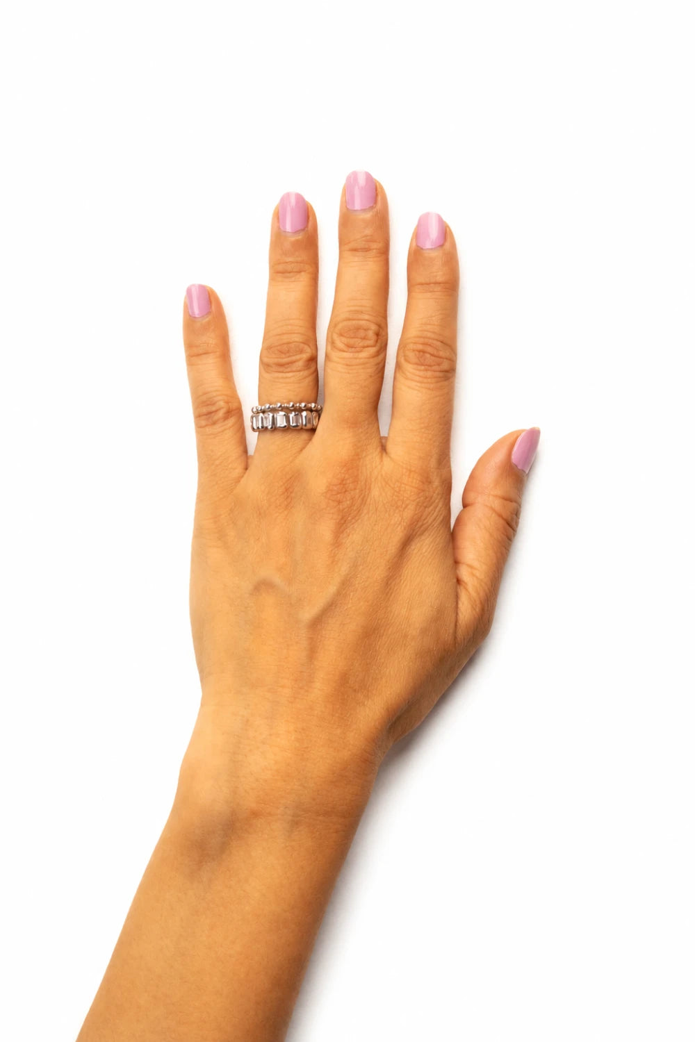 Biscuit Stacky Ring White