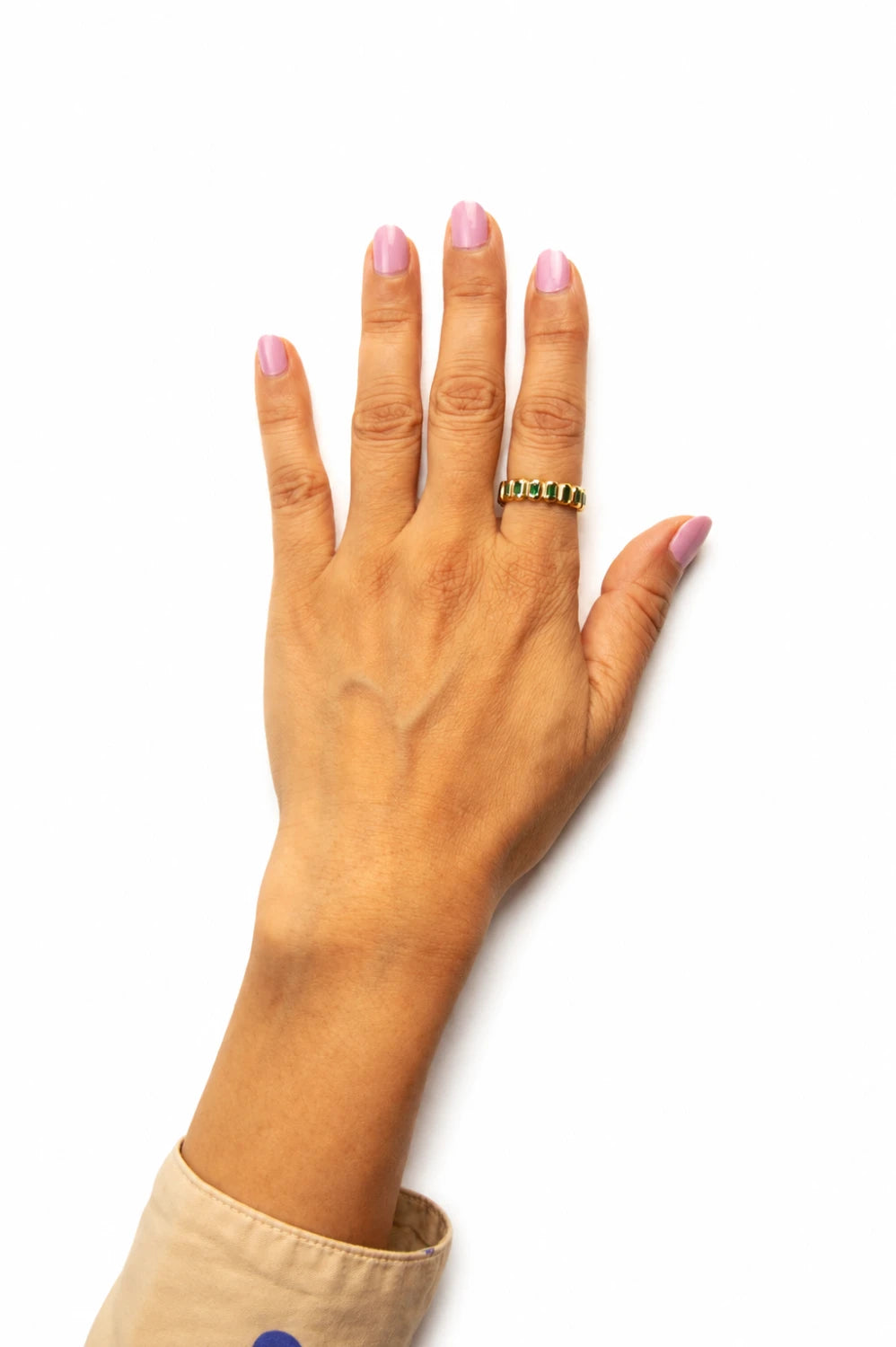 Biscuit Stacky Ring Green