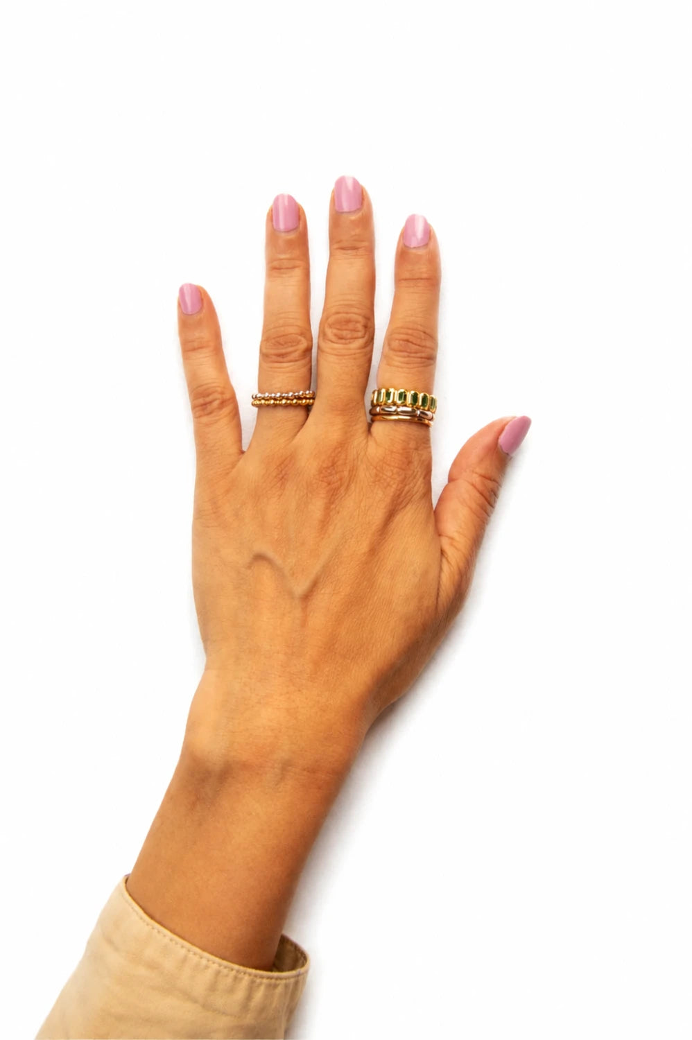 Biscuit Stacky Ring Green