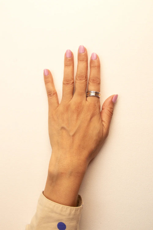 Triple Decker Stacky Ring