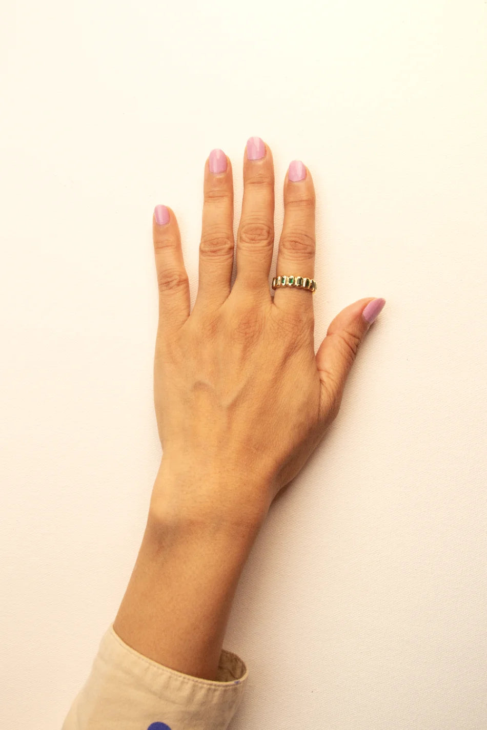 Biscuit Stacky Ring Green