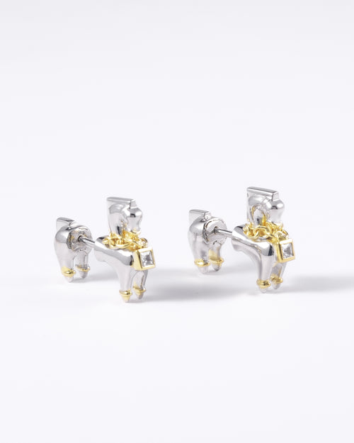 Chaand Horse Ear Studs