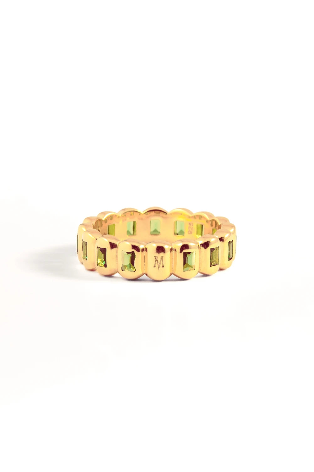 Biscuit Stacky Ring Green