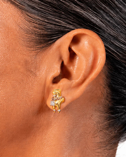 Chaand Horse Ear Studs
